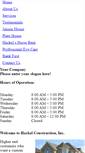 Mobile Screenshot of hackelconstructioninccom.websitecreatorpropreview2459.com